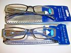 44322 Foster Grant Pair Lot Reading Glasses Clear Lens Men Women