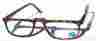 4610 De Vons Optics Vintage 90 Classic Plastic Rectangle Half Frame Reader 3.00 Tortoise