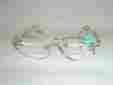 4624bf De Vons Optics Vintage 90s Classic Lady Diamond Cut Bi-focal Reading Glasses 1.50 Clear