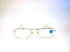 4631 Optics Vintage Classic Metal Rectangle Reading Glasses Gold De Vons