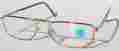 4633 De Vons Optics Vintage 90s Classic Metal Rectangle Half Frame Reading Glasses 1.00 Tortoise