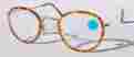 4637 De Vons Optics Vintage 90s Classic Round Double Rim Reading Glasses 2.50 Tortoise