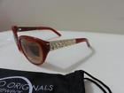 47490595 Rocco Originals New Reader Sunglasses Red Modified Cat Eye Frame
