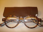 5055130085385 Montana Auth Vintage Preppy Round Reading Glasses Readers Tortoise 2.00