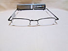 534072 Foster Grant Compact Reading Glasses Case Gun Metal 070135323763