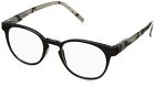 707479 537225 Peepers Vixen Round Reading Glasses Black 707475372259