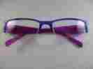 540603 Chic Malibu Specs Lower Rimless Th Zany Fuschia Purple Reading Glasses 1.75
