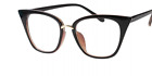 6-17-350-tea-125 Soolala Womens Quality Readers Stylish Oversized Cat Eye Custom Reading