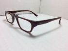 6109 Diamond Plate Reading Glasses Brown Made In Japan Rare Designer