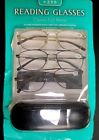 686317363894 Reading Glasses Classic Full Metal Pairs Carrying Case