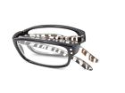 6971 Victoria Klein Folding Reading Glasses Readers Zebra