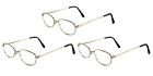 6goldmetal Reading Glasses Pair All Gold Metal Frame Reader Wholesale