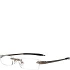 7 Visualites Rectangular Reading Glasses Taupe Lens Mm 751286262094