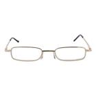 7027 Yogo Vision Womens Gold Rectangle Reading Glasses Bhfo