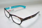 707470771132 Peepers New Peeper Brainchild 771 Reading Glasses Readers W Case Tortoise Teal 3.00