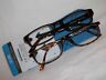 708862711552 Optx Pair Brown Square Frame Reading Glasses Cheaters