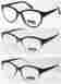 723pre Unbranded No Line Progressive Reading Glasses Retro Style Clear Lens New Bifocal