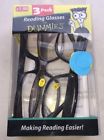 739042013005 Shark Eyes Reading Glasses For Dummies Pack Black