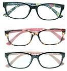 7426882111932 Fourever Funky Marilyn Monroe Floral Rectangle Reading Glasses