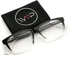 744309689282 Wearme Pro Black Gradient Frame Unisex Rectangular Reading