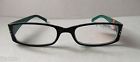 75261-000086-brg 1.25 Reading Black Borghese Glasses Rhinestone