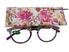 75980607 Icu Eyeware Reading Glasses Purple Floral 078041159933