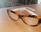 787039249746 Aj Morgan Thick Frame Tortoise And White Readers