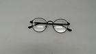 53703 787039249951 Morgan Glib Power Round Reading Glasses Matte Bl