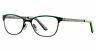Mc6231 795780881573 Marie Claire Womens Square Reading Glasses Black Green
