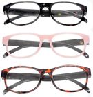 804053202424 Fourever Funky Betsey Johnson Pairs Reading Glasses Brown