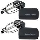 811388032060 Reading Glasses Pair Black And Gunmetal Readers Compact