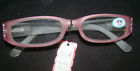 840834002968 Icu Eyewear 1.50 Rhinestones On Pastel Rose And Clear Colored Reading Glasses