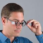 86112 Hammacher The Adjustable Easy Focus Reading Glasses Black 5055600900811