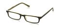 707476 865325 Peepers Jaunt Rectangular Reading Glasses Black 707478653256