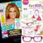 881-46 Shoot Eye Bobs Oh Bamboo Pink Reading Glasses 2.50