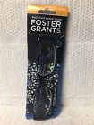 887661456472 Foster Grant Viana Blue Floral Plastic Frame Reading