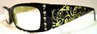 887661815033 Foster Grant Strength Quality Green Glitter Rhinestone Designer