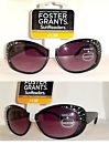887661920560 Foster Grant Pair Glitter Rhinestone Black Bifocal Sunreader