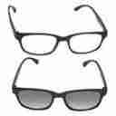 93096 Jobar International New Set 2 Unisex Black Frame Bifocal Reading Glasses One Clear Tinted 3.0 841110104680