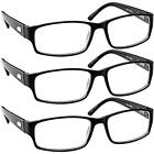 9504black225 Reading Glasses Pack Black Always Have Professional Look Crystal Clear