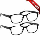 9505-2-black-3.00 Truvision Readers Reading Glasses Pack Black Always Have Timeless Look