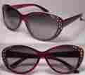 986s Unbranded Cat Eye Bifocal Reading Sun Glasses Woman Rhinestone