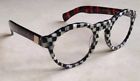 99003-002 Courtley Check Round Readers Strength Retail Nwot