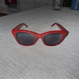 62160 A.j. Morgan Aj Red Readers Sunglasses 3.00 Reading Glasses Used As Is