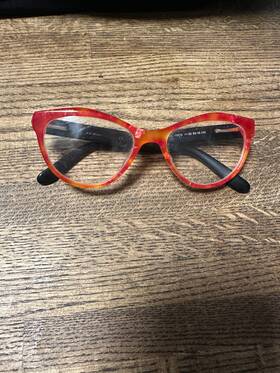 70012 A.j. Morgan Eyewear Reading Glasses Bourbon St Red Cat Eye 1.50