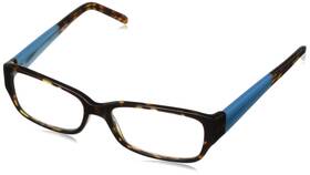 A.j. Morgan 787039186393 Womens Approved Rectangular Reading Glasses Tortoise And Blue 1