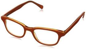 A.j. Morgan 787039186669 Womens Old School 1.00 Rectangular Reading Glasses Orange 1