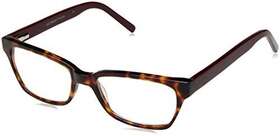 A.j. Morgan 787039246059 On Time-power 2.75 Rectangular Reading Glasses Tort/burgundy