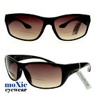 A183 Ram Moxie Bifocal Sunglasses Mens Sport Wrap Quality Black Smoke