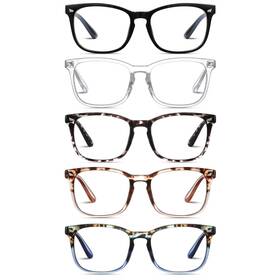 B0d8klhj92 Aimisuv 5-pack Blue Light Blocking Reading Glasses For Men And Women 2.0x Magnifie